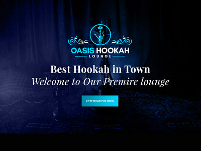 HOOKAH LOUNGE branding design user friendly websitedesign