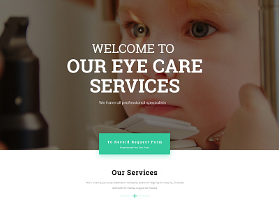 Children's Eye Physicians branding design user friendly websitedesign