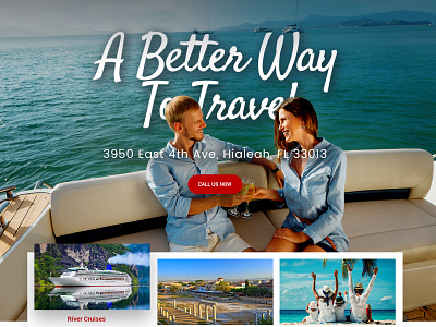 Travel Luxury branding design user friendly websitedesign