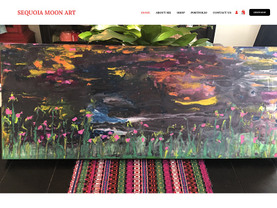 Sequoia Moon Art branding design user friendly websitedesign