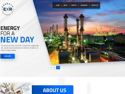 Energyx Resources LLC branding design illustration user friendly websitedesign