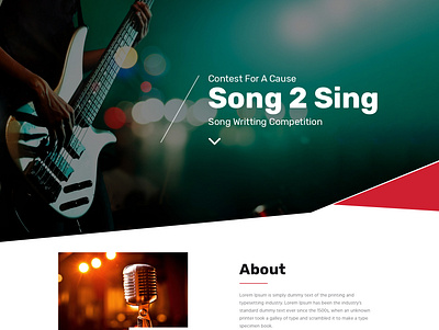 Song 2 Sing branding design illustration user friendly websitedesign