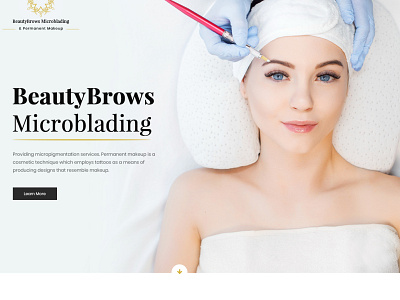 Beauty Brows branding design ui user friendly websitedesign