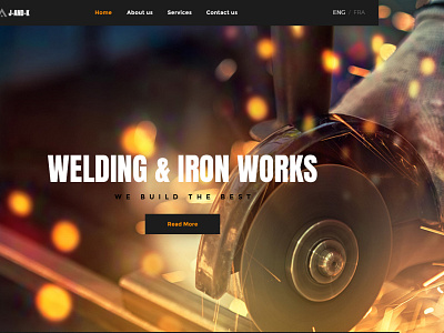 Welding & Iron Works branding design user friendly websitedesign