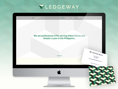 Ledgeway - Brand & Identity / Marketing Collateral / Digital accounting pattern philippines tile vexter