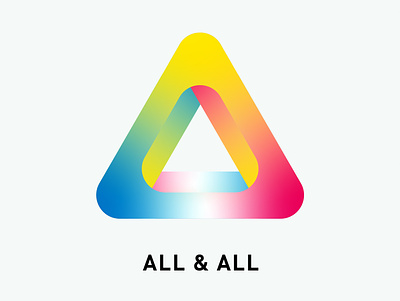 All & All branding design illustration logo typography vexter