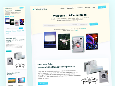 Electronics Website