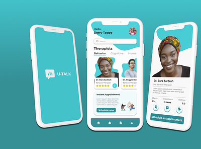 U-Talk branding graphic design ui