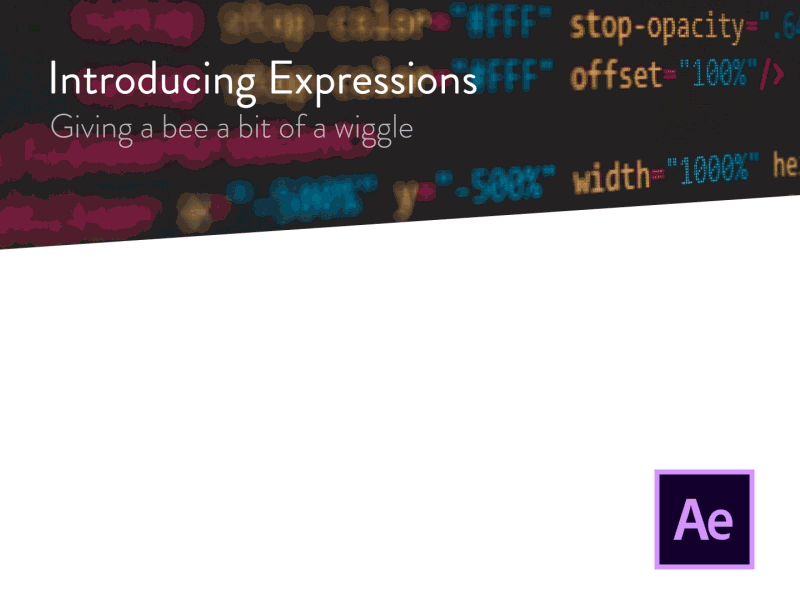 Introducing Expressions Title after effects animation business company design life design thinking designer designers education entrepreneur entrepreneurship freelance freelancer learning mentor mentoring self-employed teaching tutorial working
