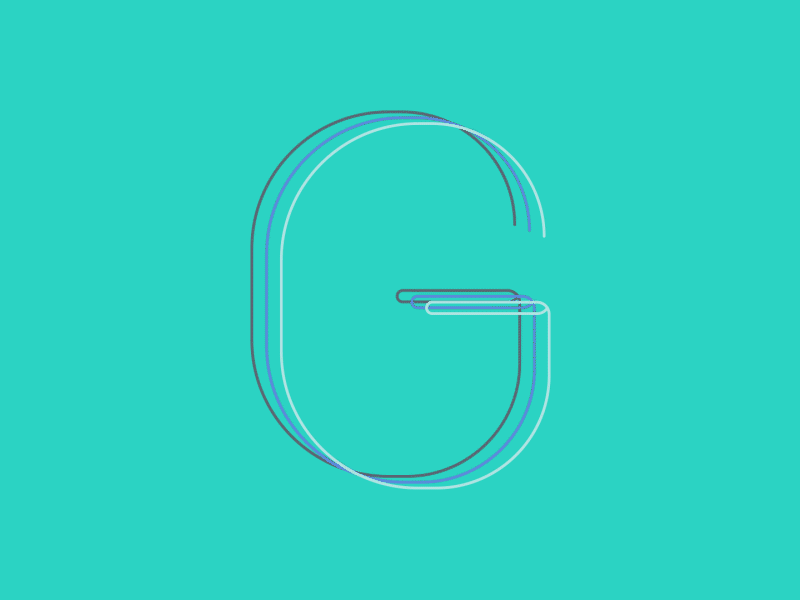 36 Days of Type - Day 7 2d animation 36 days of type 36 days of type lettering adobe after effects animation branding communication design flat freelance illustration letter art letter g motion motion design motion graphics pastel typography vector