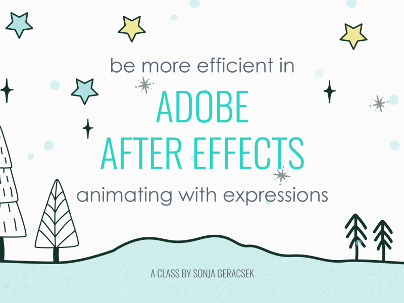 Skillshare class - Animate with Adobe After Effects