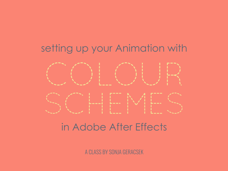 Colour Schemes in After Effects