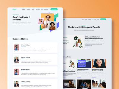 HR Website Design by Black Lotus Ventures on Dribbble