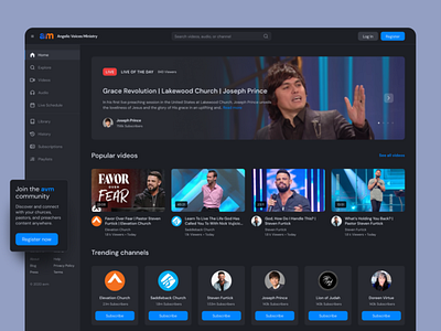 Video and Audio Streaming Platform by Black Lotus Ventures on Dribbble