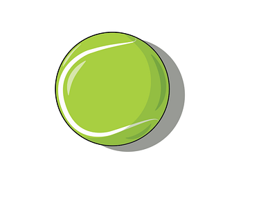 Tennis ball adobe art graphic design icon illustration logo