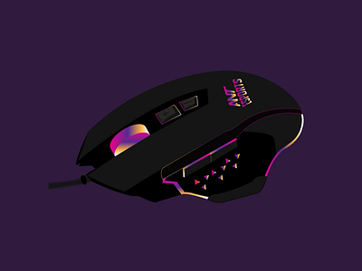 gaming mouse vector