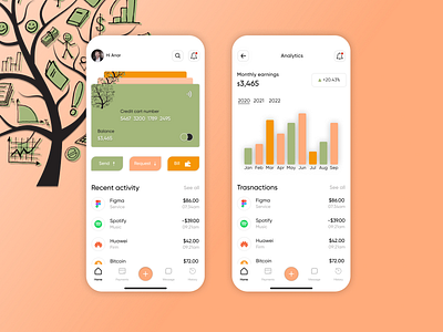 Smart investment-bank app app bank design mobile ui ux