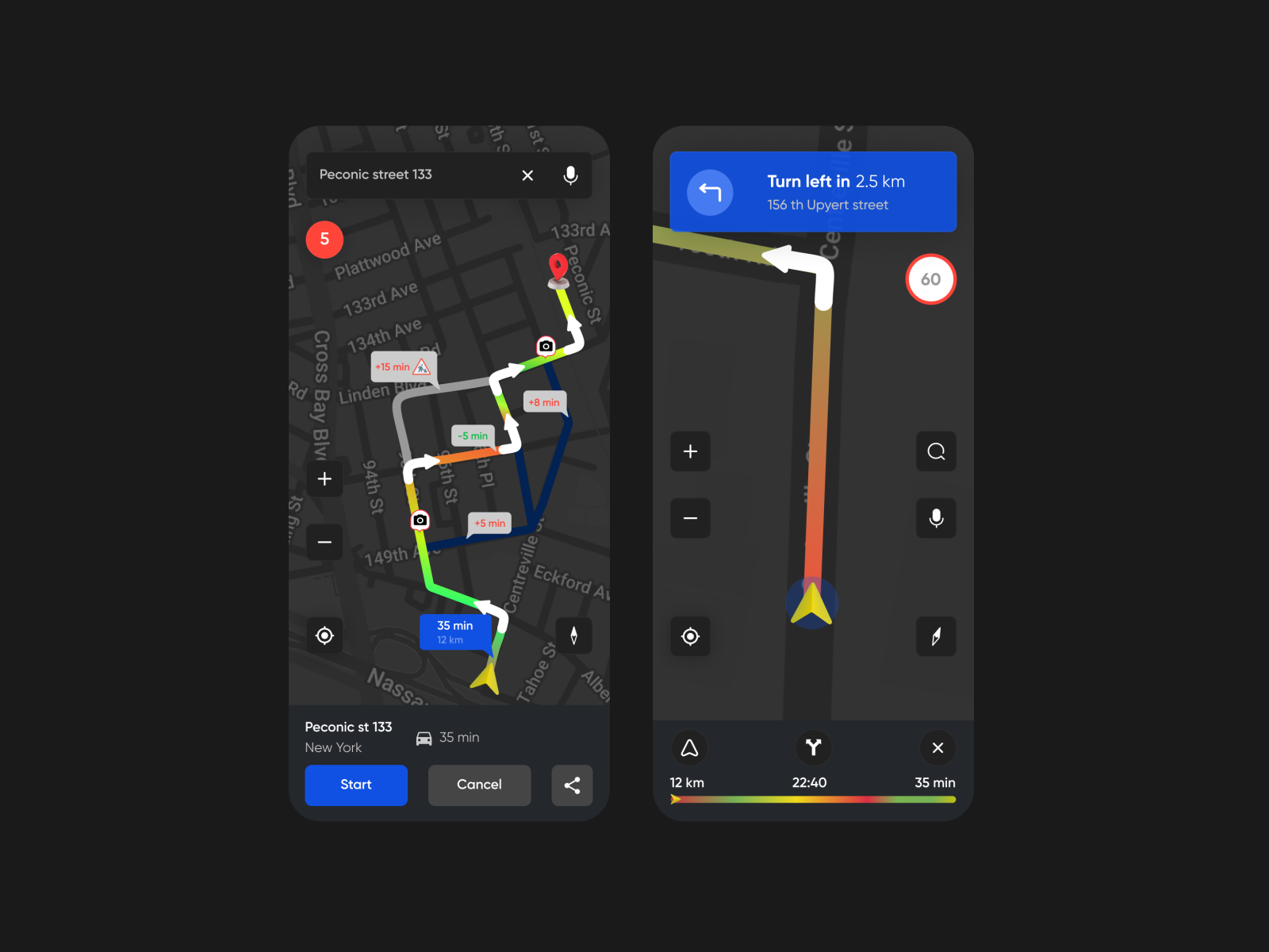 Navigator app by Anar on Dribbble