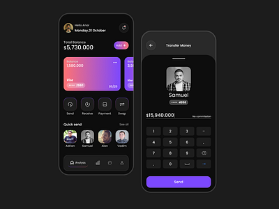 Finance Mobile App app design finance mobile musemind piqo ui ux
