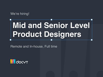 Come join us! Docyt is hiring.