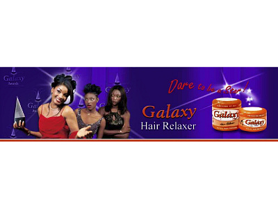 Galaxy Hair Relaxer Uni-pole Billboard