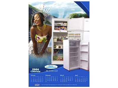 H.P.Z Cooling Appliances Wall Calendar