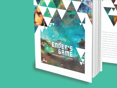 Ender's Game Book Cover book cover design enders game
