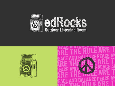 edRocks Outdoor Listening Room | logo design / brand elements