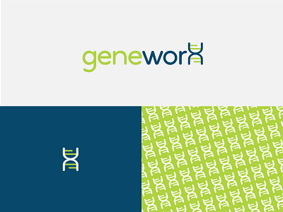 geneworX | logo design / brand elements branding design graphic design icon logo minimal vector