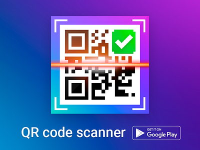 Main Icon for QR scanner app bar code qrcode reader scanner
