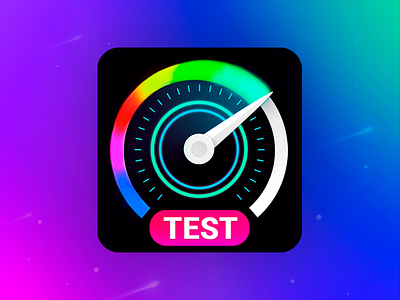 Speed Test Main Icon checkers connection icon internet speed speedometer test wifi