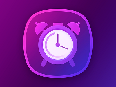Alarm Clock - Main Icon alarm alarm clock bedside clock icon morning sleep watch