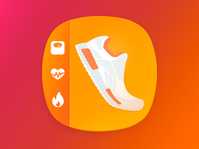 Pedometer Step Counter Main Icon