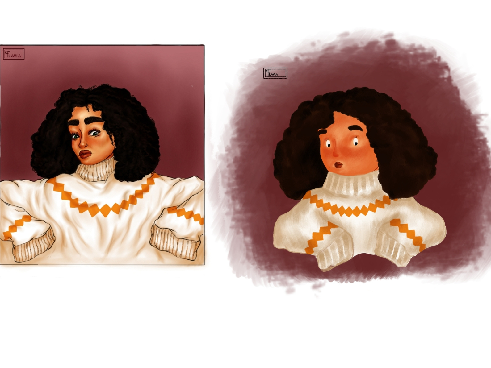 Sweater Different Version By Flavia On Dribbble sweater-different-version-by-flavia-on-dribbble