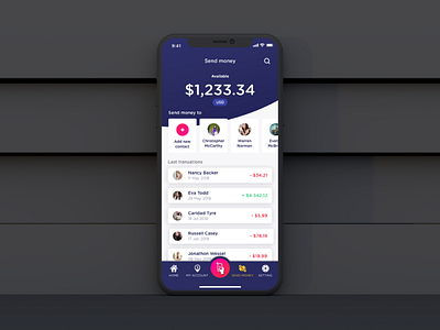 Send money - The peronal finance mobile app