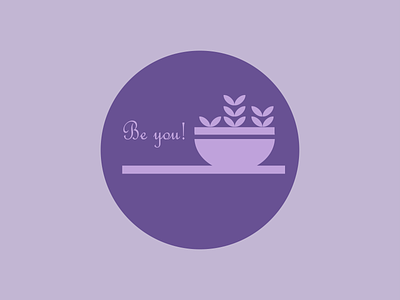 Be You ! app branding design graphic design happy icon illustration logo typography ui ux vector