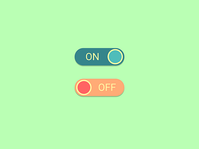 Day #015 of Daily UI ~ On/Off Switch