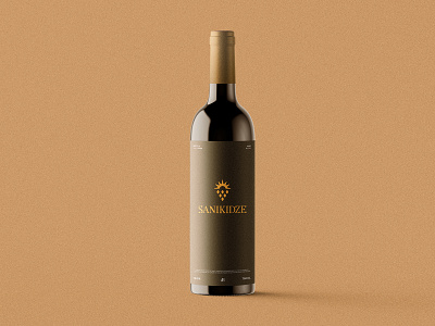 Bottle design for Sanikidze winery