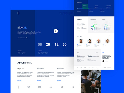 Blow XL dashboard design site ui ux web webdesign website