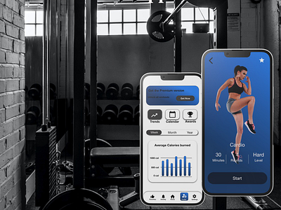 Stay Fit! app branding design graphic design u ui ux