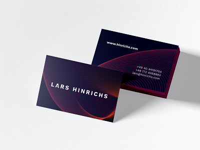 Business card design for a german entrepreneur and investor