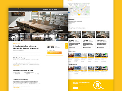 Design for a workspace sharing website