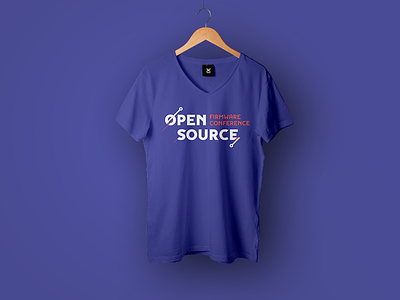 OSFC shirts conference firmware logo merchandise purple swag