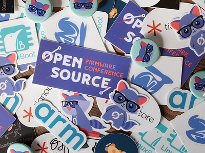 Open source firmware conference merchandise