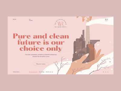 Clean future art art direction branding creative design dribbble ecology illustration magazine projects promo self promotion web