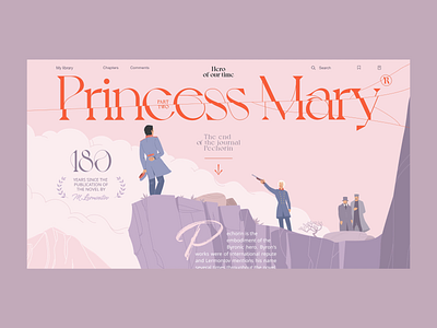 Princess Mary branding design fashion illustration magazine projects promo special ui web