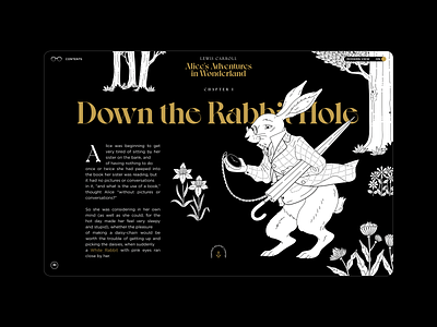 Alice in Wonderland — Down the Rabbit Hole