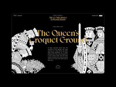 Alice in Wonderland — The Queen’s Croquet Ground