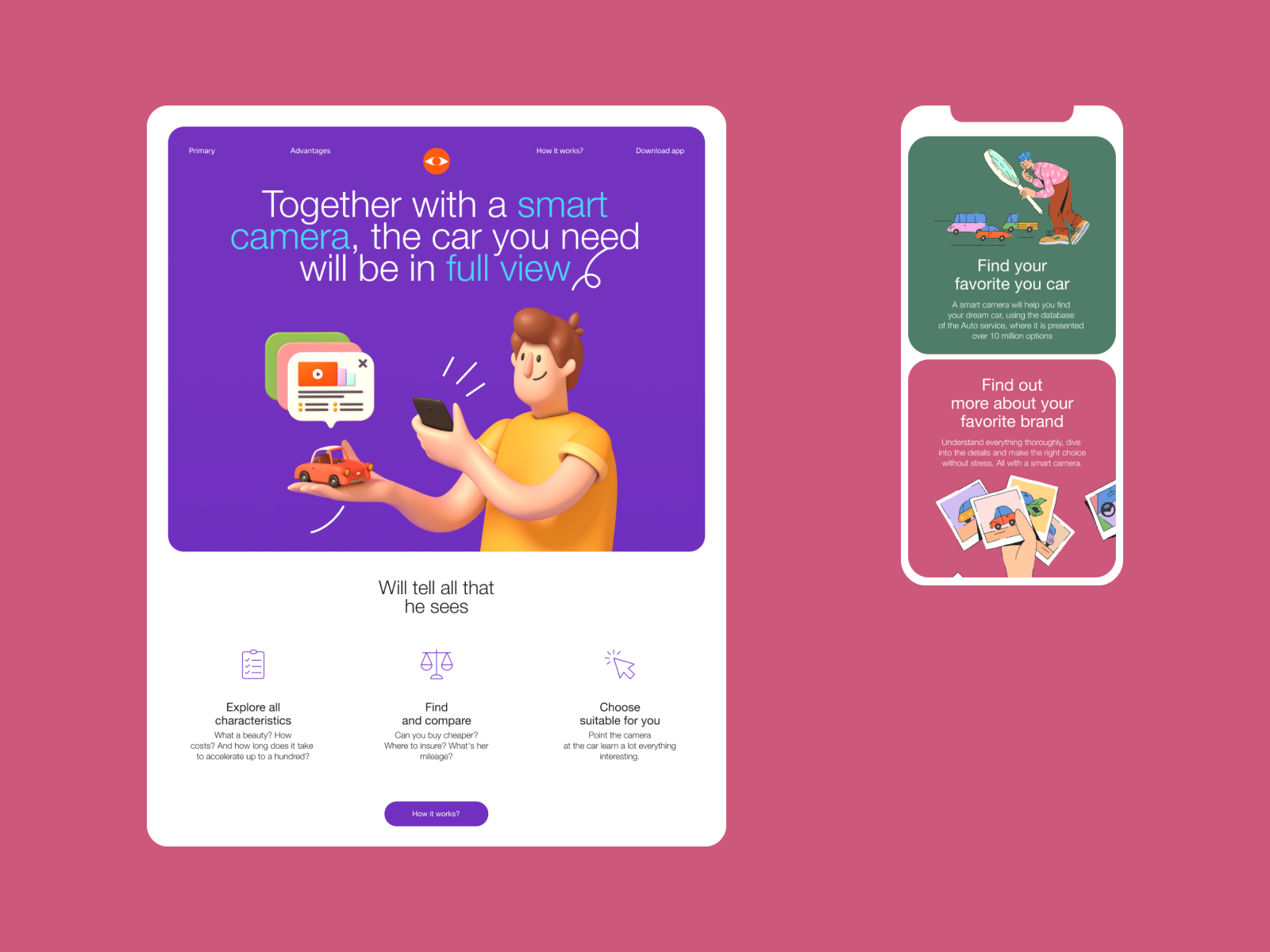 Smart Camera — Home Screen by Rostomov on Dribbble