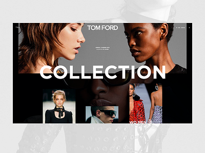 TOM FORD — COLLECTION art design design app fashion projects promo ui web